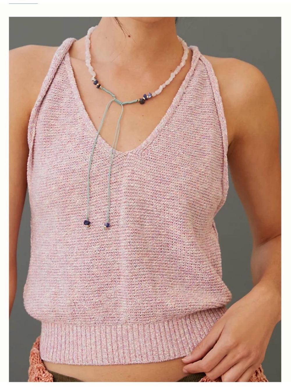 Anthro Pilcro sweater tank small